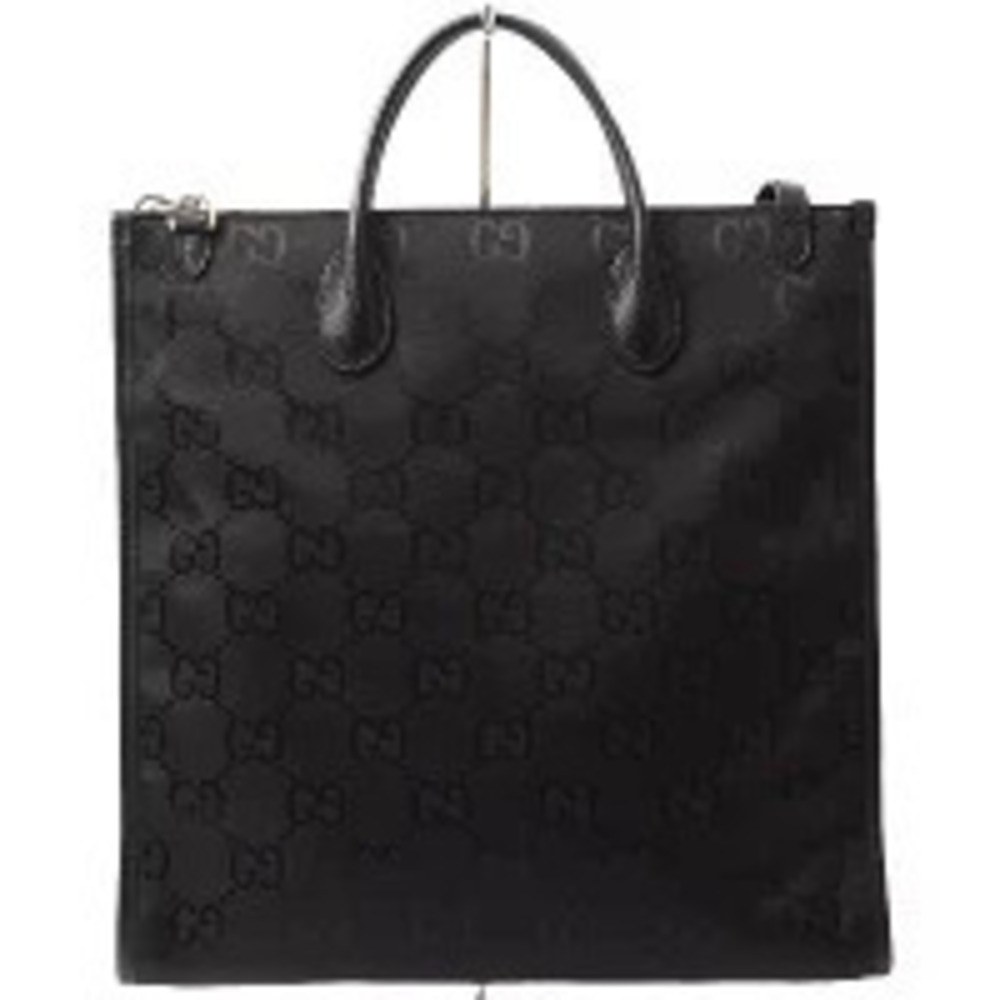 Gucci the Black GG Tote Grid Off Bag